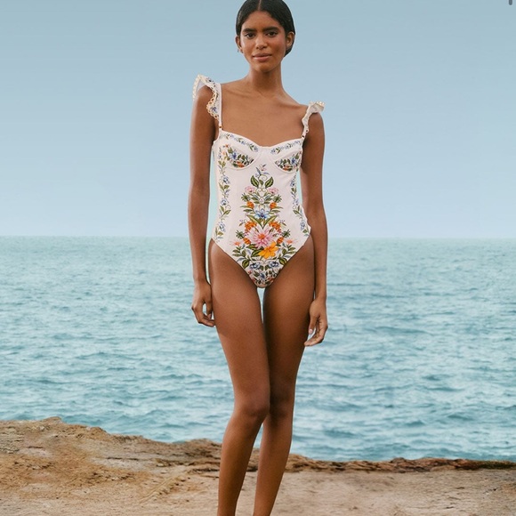 FARM Rio Other - FARM Rio Floral One Piece Swimsuit